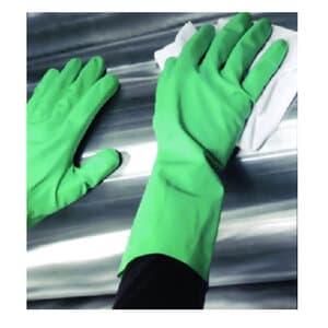 Medical Safety Systems HD Large Nitrile Utility Gloves, Latex-Free, Powder-Free, Green, 1 Pair, 653-53191301 thumbnail 3