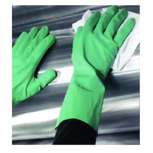 Showa Nitrile Utility Gloves, Heavy Duty, Medium, Green, 1 Pair, 653-53181301 thumbnail 3