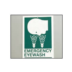 HPTC Eyewash Sign, Plastic, 11" x 17" - EYEWASH SIGN PLASTIC (11X17) - Image 1