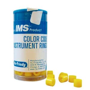 Hu-Friedy IMS Color Code Instrument Rings, Regular, Yellow, 50/Pk, IMS-1285 thumbnail 6