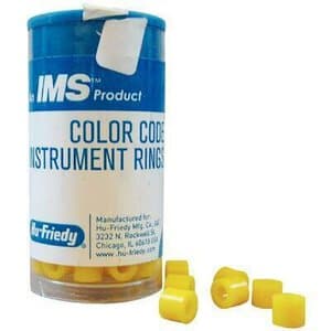 Hu-Friedy IMS Color Code Instrument Rings, Large, Yellow, 50/Pkg, IMS-1285L thumbnail 7
