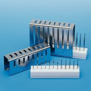 Hu-Friedy IMS Bur Cushion with Short Lid, Holds 12 Burs, Silver, Autoclavable, IMS-1372S thumbnail 12