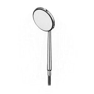 Hu-Friedy Front Surface Cone Socket Mouth Mirror, #5, Rhodium-Coated, Single-Sided, 15/16" (24 mm) Diameter, 1/Pk, MIR5 thumbnail 14