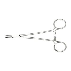 Hu-Friedy Crile-Wood Needle Holder, 15 cm (6"), Grooved, Tungsten Carbide, Serrated, NHCW thumbnail 6