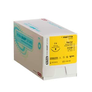 Hu-Friedy Perma Sharp Plain Gut Absorbable Suture, 4-0, 18", C-6 Reverse Cutting Needle, 3/8 Circle, 12/Box, PSN7771A thumbnail 10