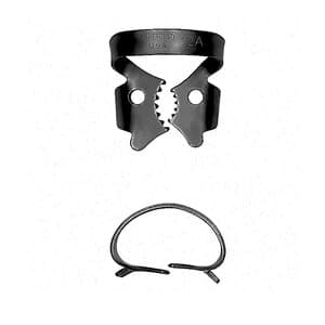 Hu-Friedy Satin Steel Rubber Dam Clamp, #12A, Winged, Lower Right Molars, 1/Pk, RDCM12A thumbnail 11