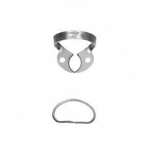 Hu-Friedy #W3 Satin Steel Wingless Rubber Dam Clamp, Small Lower Molars, 1 Each, RDCMW3 thumbnail 6