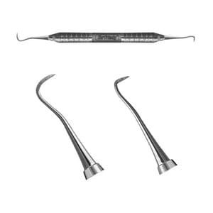 Hu-Friedy H5/33 Hygienist/Jacquette Sickle Scaler, Double-Ended, #6 Satin Steel Handle, SH5/336 thumbnail 11
