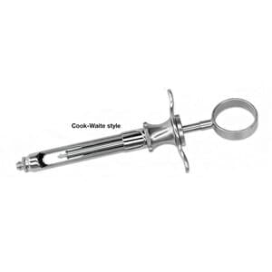 Hu-Friedy Type CW Aspirating Anesthetic Syringe, 1.8 ml, with Finger Rest, SYRCW thumbnail 14