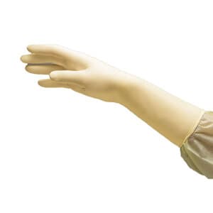 DermAssist® Prestige® DHD Latex Surgical Gloves, Sterile, Powder-Free, Fitted Size 5.5, Natural, 50 Pairs/Box, Case of 4 Boxes thumbnail 2
