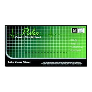 Pulse Latex Exam Gloves, Powder Free, Textured, Non-Sterile, Medium, White, 100/Box, 151200 thumbnail 5