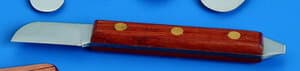 Vista Apex Lab Knife #12R, Rosewood Handle, Stainless Steel Blade, 1 Each, #106012 - Rosewood Handled Lab Knife - Image 1