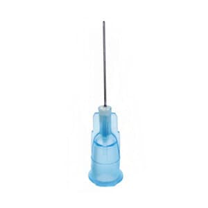 Vista Apex Appli-Vac Needle Tips, 25 Gauge, Blue, 3/4" Length, Pack of 100 - APPLI-VAC NEEDLE TIPS 25GA BLUE 3/4 PK 100 - Image 1