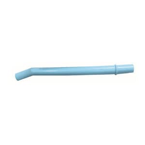 Vista Apex Surgical Evacuation Tubes, Blue, 3/8" Diameter, Non-Vented, Pre-Bent 30°, 6" Length, 25/Bag, 403211 - Blue 3/8" Diameter Non-Vented 25/Pkg. 403211 - Image 1