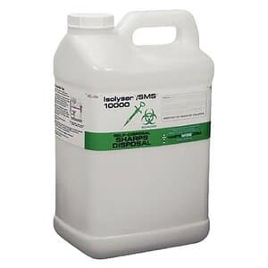 Isolyser SMS Sharps Self-Disposal Container, 10 Liter (2.7 Gallon), White, SMS10000 thumbnail 7