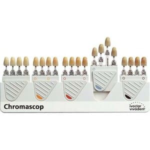 Ivoclar Vivadent Chromascop Shade Guide with Bleach, Universal, 20 Color + 4 Bleach Shades, 529479 thumbnail 12