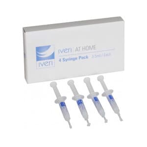 Iveri 14% Hydrogen Peroxide Take-Home Whitening Refill, 4 x 3.5 mL Syringes - IVERI 14%HYDROGEN REFILL PK 4 3.5ML SYRINGES - Image 1