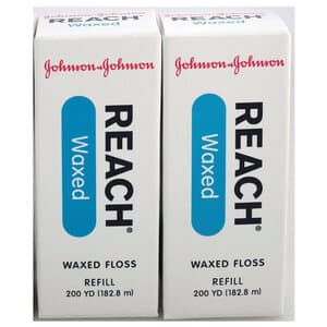 REACH® Waxed Dental Floss Refill, Unflavored, 200 yd, 1/Pkg, 211896500 thumbnail 12