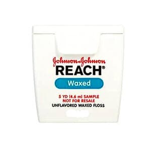 Reach Waxed Dental Floss, Patient Trial Size, 5 yd, Unflavored, 144/Case, 211896700 thumbnail 7