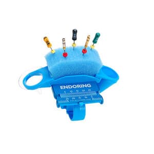 Jordco EndoRing II Hand-Held Endodontic Instrument Organizer with Metal Ruler, Blue, 1/Pk, ER2-S thumbnail 15