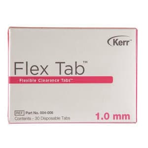Kerr Flex Tab Flexible Clearance Tabs, Pink, 1.0mm, 30/Pack (004-006) thumbnail 4