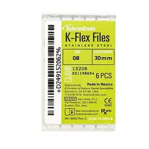 Kerr K-Flex Files, #08 (Gray), 30mm, Stainless Steel, 6/Pack, 15206 thumbnail 17