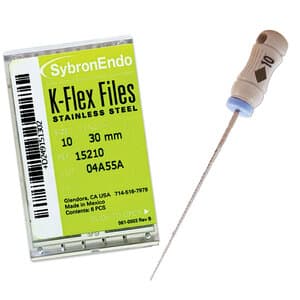 Kerr K-Flex Endodontic Files, #10, 30mm, Purple, Stainless Steel, 6/Pack, 15210 thumbnail 17