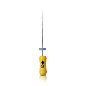 Kerr SybronEndo K-Flex Files, Stainless Steel, Size #20, 21mm, Yellow, 6/Box, 15302 image