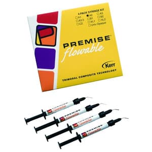Premise Flowable Nanofilled Composite, Light-Cure, Syringe Refill Kit, 1.7 g, A2, 4/Pk, 33373 thumbnail 23