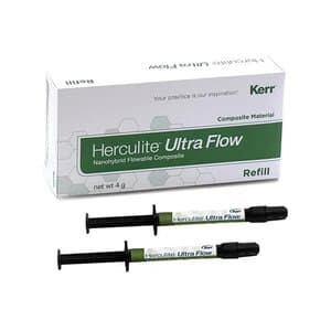 Herculite Ultra Flow Flowable Composite, Syringe Refill, Shade A2, 2 x 2 g Syringes with 20 Dispensing Tips, 2/Pk, Kerr 35393 thumbnail 22