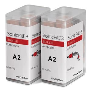 Kerr SonicFill 3 SingleFill Bulk Fill Composite Refill, Shade A2, 20 x 0.25g Unidose Tips, #36712 thumbnail 17