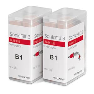 Kerr SonicFill 3 SingleFill Bulk Fill Composite Refill, Shade B1, 20 x 0.25g Unidose Tips, #36714 thumbnail 14