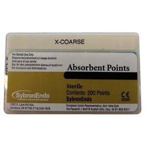 Kerr SybronEndo Absorbent Paper Points, Extra Coarse (X-Coarse), Sterile, Bulk Pack, 200/Box, #13970 thumbnail 11