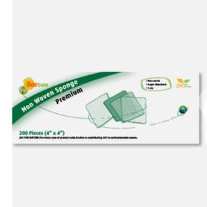 BeeSure Non-Woven Sponge NS 4x4, 4-Ply Rayon/Polyester, Non-Sterile, 2000/Case, BE1344 thumbnail 5
