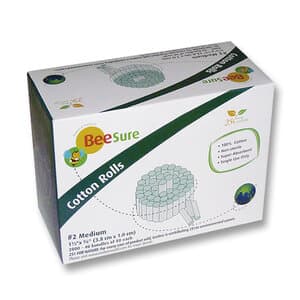 BeeSure Cotton Rolls #2 Medium, 1-1/2" x 3/8", Non-Sterile, 2000/Box, BE1820 thumbnail 9