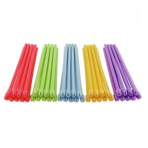 BeeSure Rainbow Saliva Ejectors, Assorted Colors, 500/Box, BE206 thumbnail 23