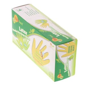 Beesure Latex Exam Gloves, Powder-Free, Non-Sterile, Medium, White, 100/Box, BE2817 thumbnail 11