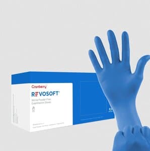 Cranberry RevoSoft Nitrile Exam Gloves, Powder Free, Non-Sterile, Extra Small, Blue, 300/Box, CR3275 thumbnail 14