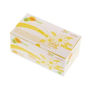 BeeSure Floral Design ASTM Level 3 Earloop Face Mask, Daisy Yellow, 50/Box, BE2330 thumbnail 6
