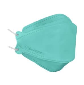 BeeSure Radiant Earloop Face Mask, ASTM Level 3, Aqua, 50/Box - BEESURE RADIANT EARLOOP MASK LEVEL 3 AQUA 50/BX - Image 1