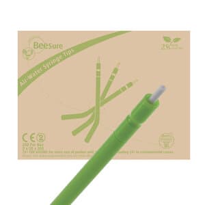 BeeSure Air/Water Syringe Tips with Core, Green, Disposable, 250/Box, BE402 thumbnail 12
