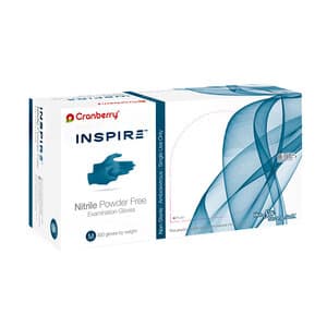 Cranberry Inspire Nitrile Exam Gloves, Powder-Free, Non-Sterile, Medium, Aegean Blue, 300/Box, CR3387 thumbnail 10