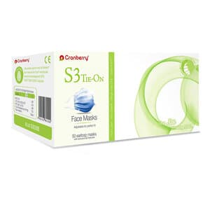 Cranberry S3 C2 Earloop Face Mask, ASTM Level 3, Pink, Cucumber Extract, 50/Box, S3070P thumbnail 8