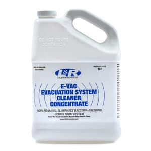 L&R E-VAC Evacuation System Cleaner Concentrate, pH Neutral, Non-Foaming, Fresh Mint, 1 Gallon Bottle, 107 thumbnail 14