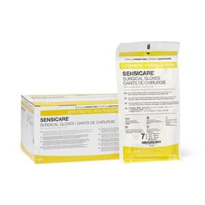 SensiCare® with Aloe Polyisoprene Surgical Gloves, Powder Free, Sterile, Hand-Specific, Size 7.5, White, 25 Pairs/Box, MSG1075 thumbnail 11