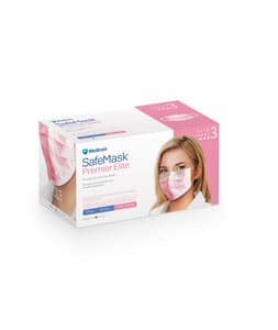 SafeMask Premier Elite ASTM Level 3 Procedure Face Mask, Earloop, Pink, 50/Box, 2046 thumbnail 20