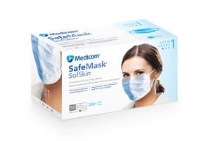 SafeMask SofSkin Procedure Earloop Face Masks, ASTM Level 1, Blue, 50/Box, 2081 thumbnail 19