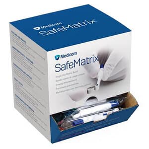 Medicom SafeMatrix Single-Use Matrix Bands, Regular Wide 6mm, Blue, 50/Box, 30045 thumbnail 20