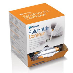 Medicom SafeMatrix Contour Single-Use Matrix Bands, Wide 6mm, Orange, 50/Box, 30055 thumbnail 21