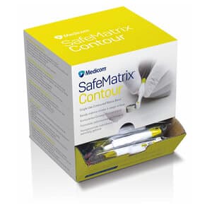 Medicom SafeMatrix Contour Single-Use Matrix Bands, Narrow 4.5mm, Yellow, 50/Box, 30060 thumbnail 20